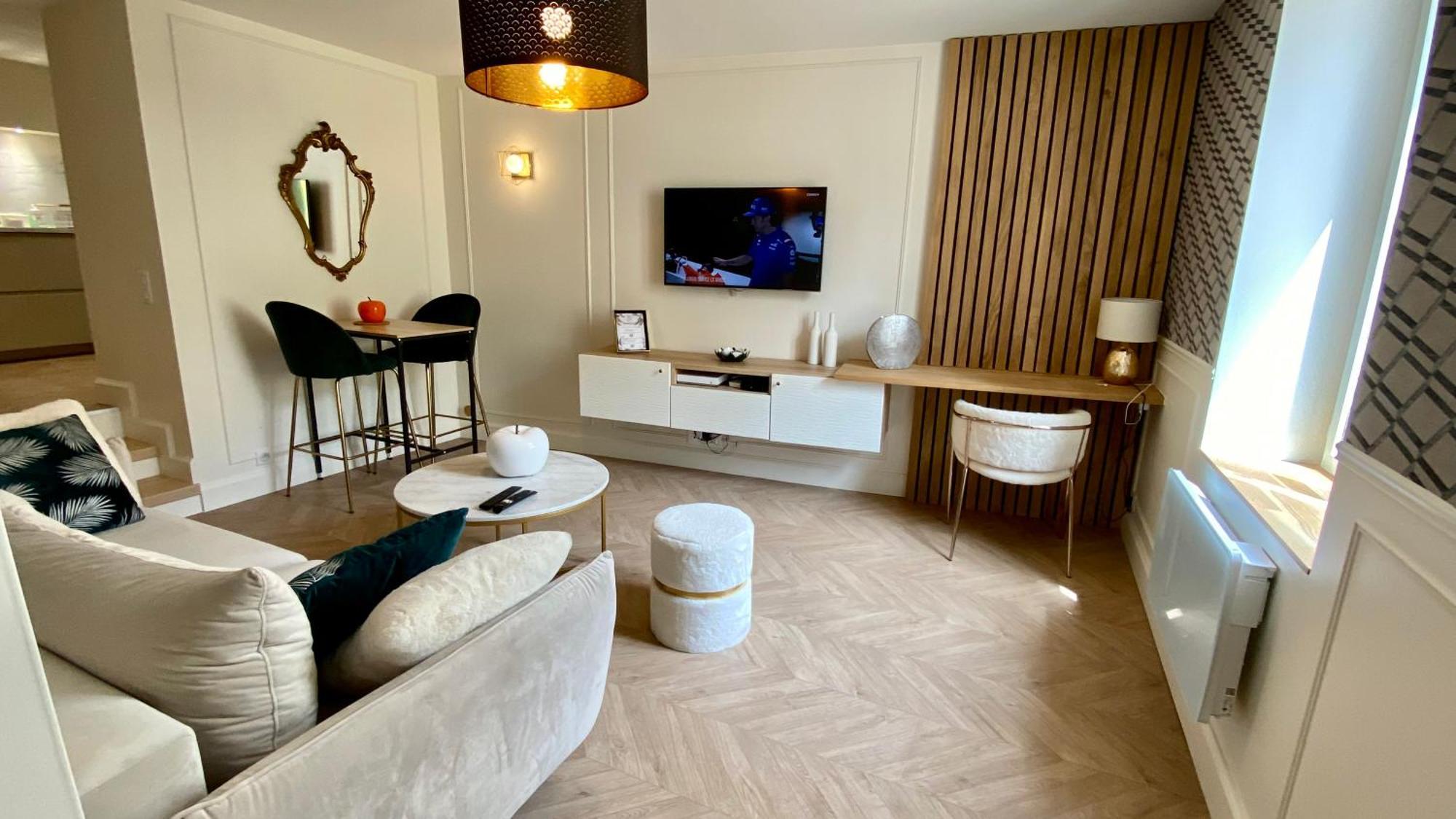 Superbe Appartement Terrasse Et Parking Gratuit Осер Экстерьер фото